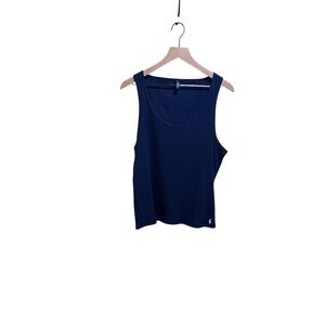 NWT Polo Ralph Lauren Dark Blue Women's Ribbed Tank Top size XXL